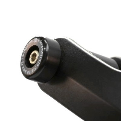 Závaží R&G Racing do řidítek pro motocykly APRILIA Dorsoduro 750 ('08-), černá (pár)